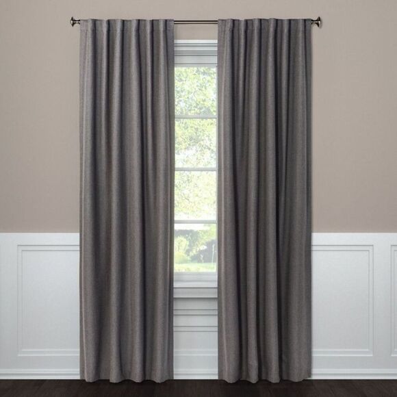 Threshold - Blackout Aruba Window Curtain Panel - Threshold Radiant Gray - Picture 1 of 3